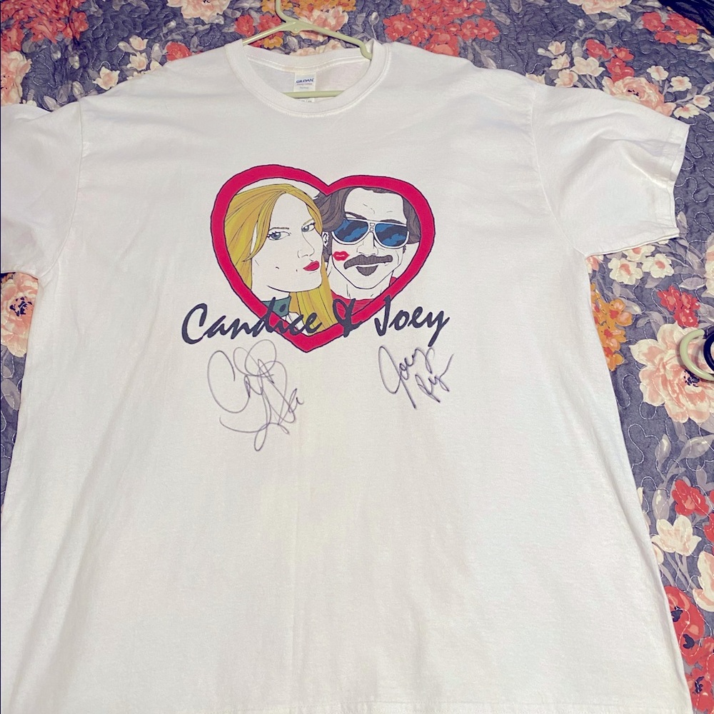 Autographed World’s Cutest Tag Team T Shirt XL